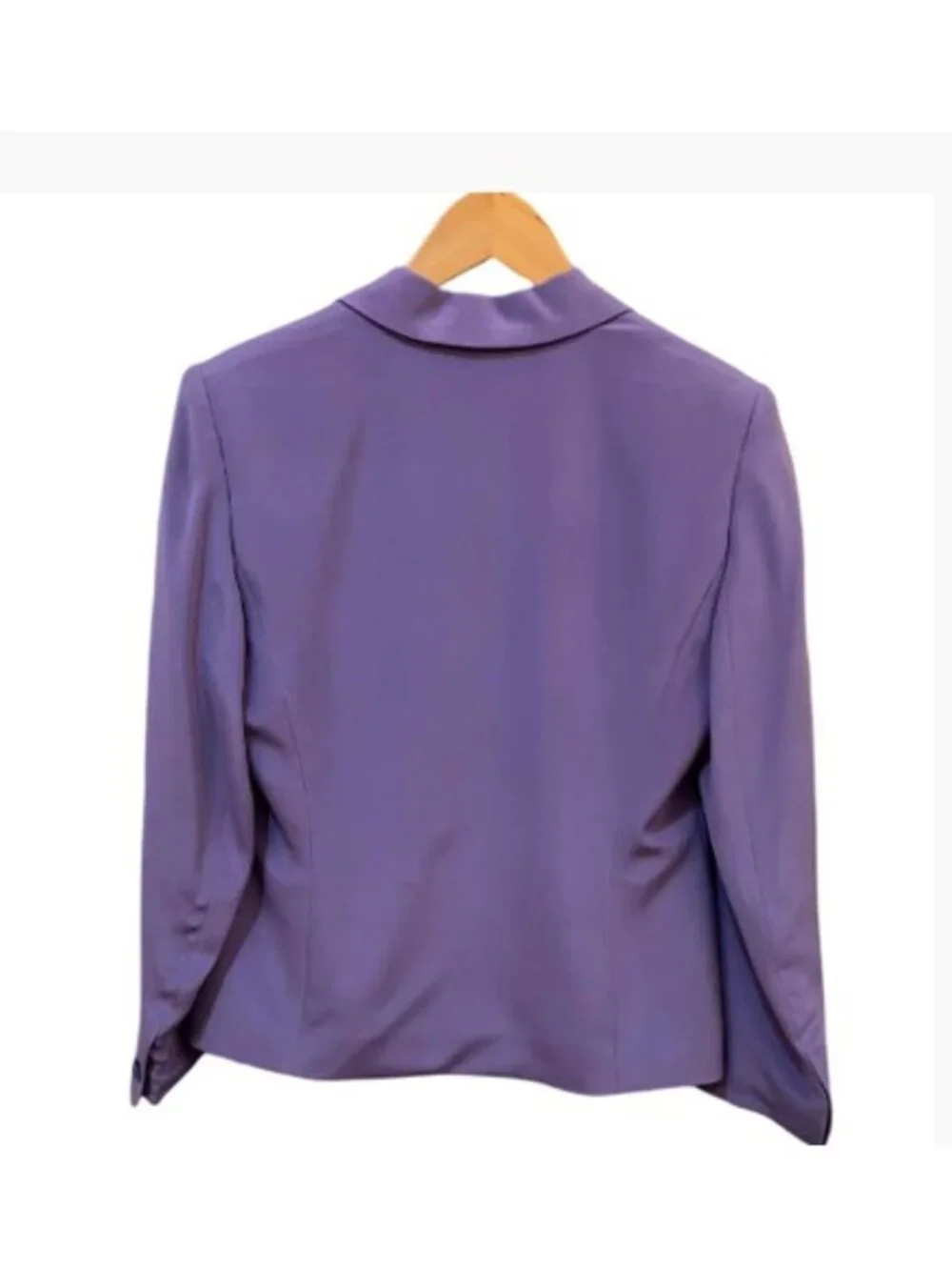 Style & Co Collection Elegant Periwinkle Silk Jacket Size 2P Like New